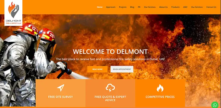 Before — old website